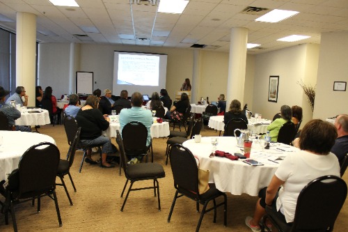 Dining hall with power point presentation